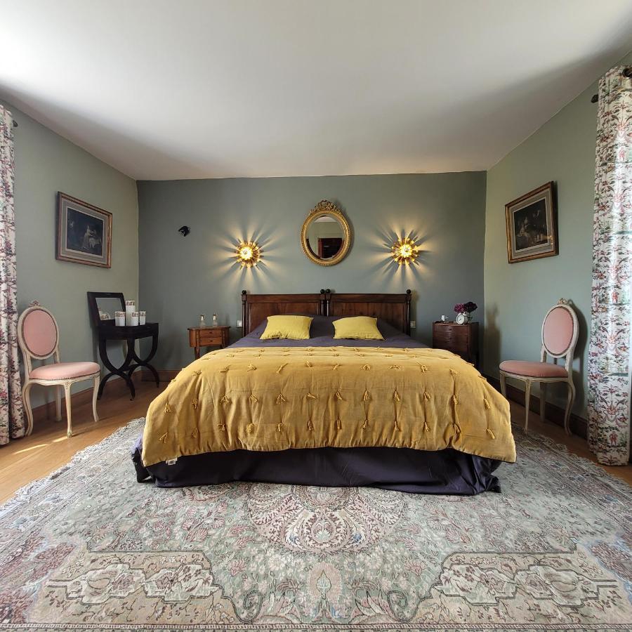 Gite De Charme Au Manoir Du Plessis-Quinquis Sainte-Seve Exterior foto